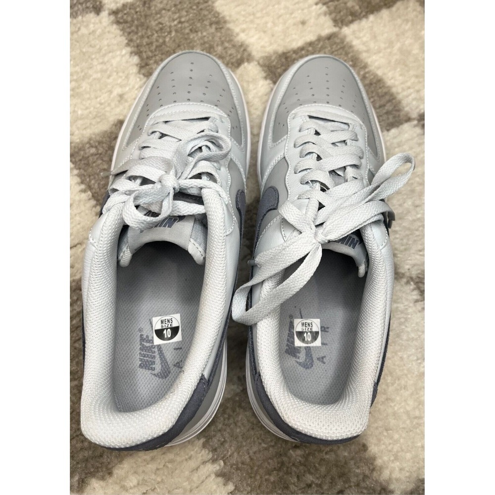 Size 10 Mens Nike Air Force 1 '07 LV8 Pure Platinum Light Carbon New With Box - Picture 5 of 6